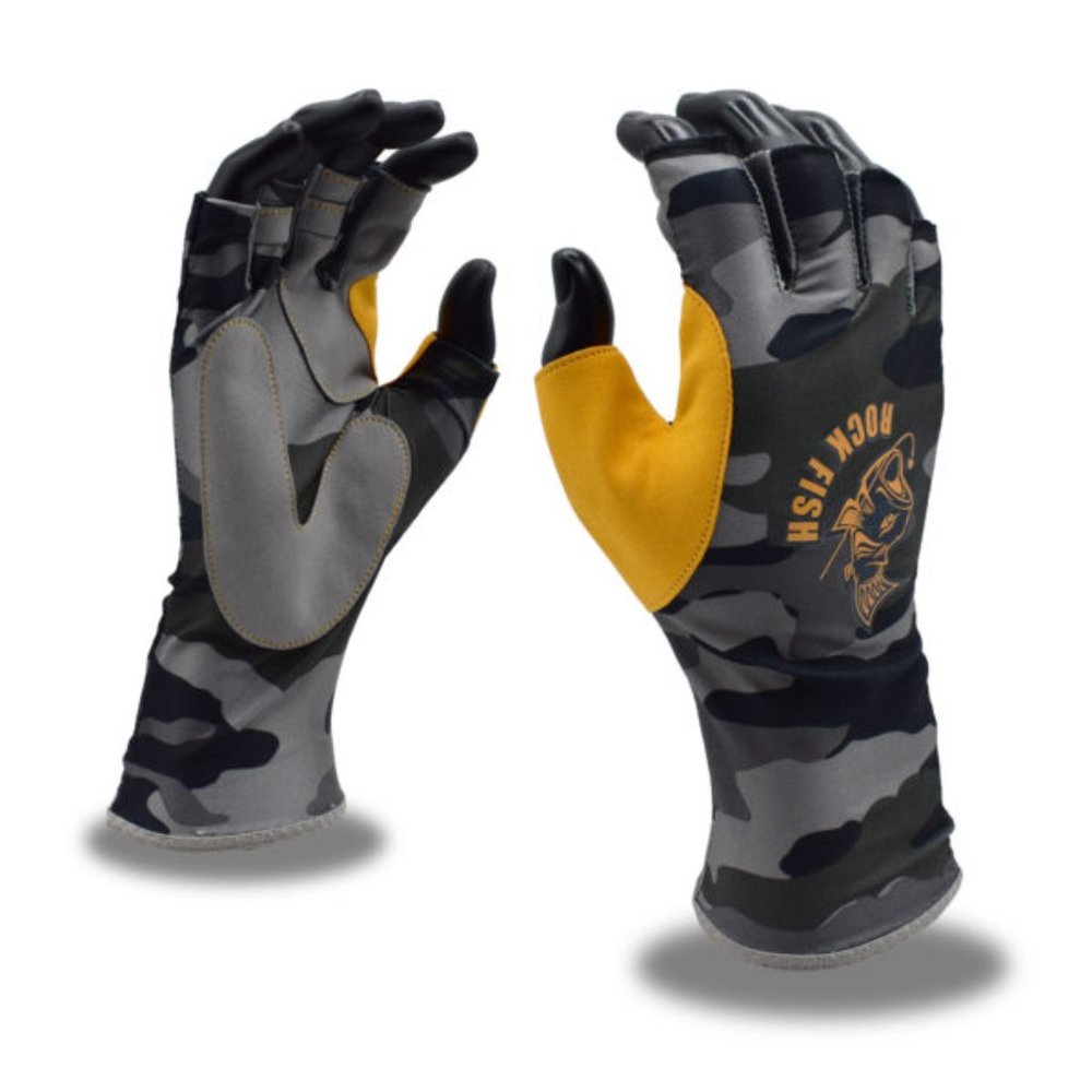 Fishing Gloves, 2 pair, mult sizes